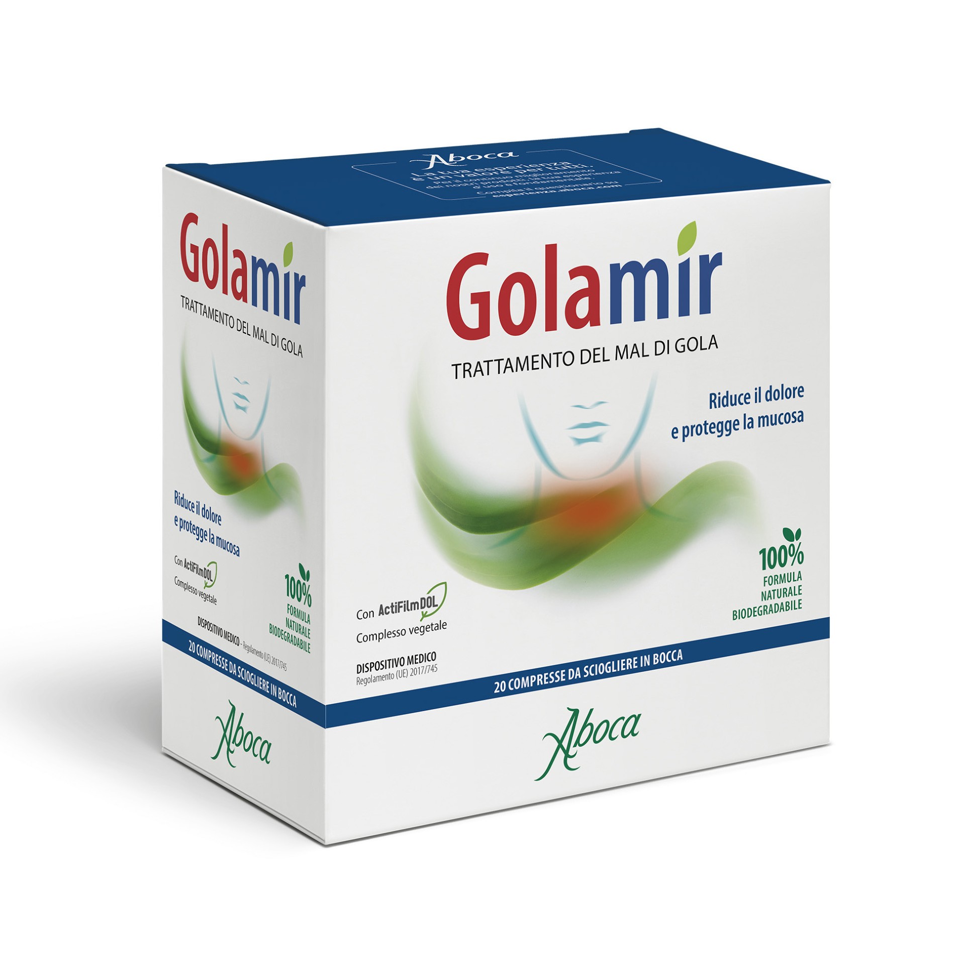 Golamir Sollievo Per Gola E Voce 20 Compresse Orosolubili