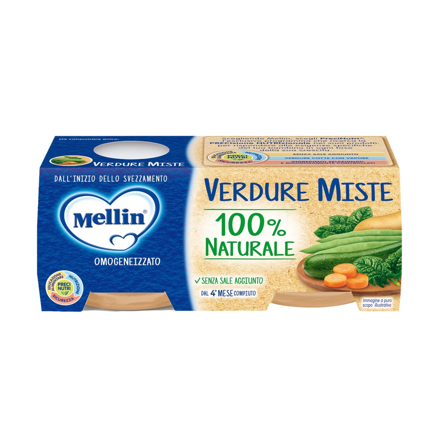image - 927288593 - Omogeneizzato di verdure miste, alimento per l'infanzia senza glutine, indicato dal 6° al 36° mese, da somministrare come contorno o pappa. - 4867219_2.jpg
