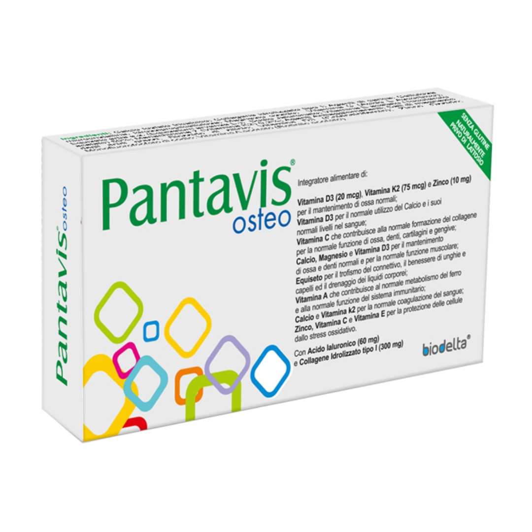 Pantavis Osteo Integratore Per Ossa E Articolazioni 30 Compresse