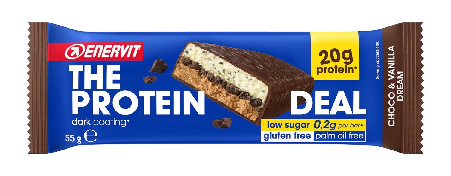 Enervit The Protein Deal Bar Barretta energetica Gusto Choco Vaniglia Dream 55g