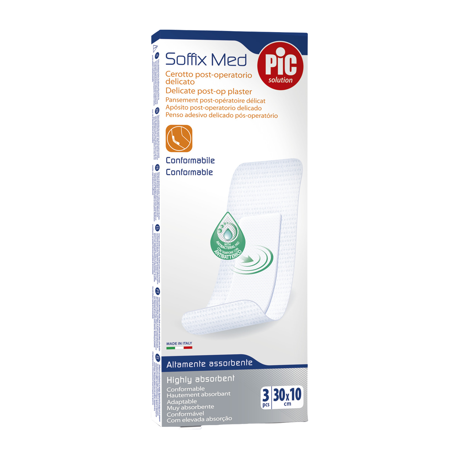 image - 926522804 - Cerotto post-operatorio in tessuto non tessuto con tampone centrale assorbente e antibatterico, traspirante e altamente assorbente, per proteggere la ferita dai rischi di infezione. - 7878857_2.jpg