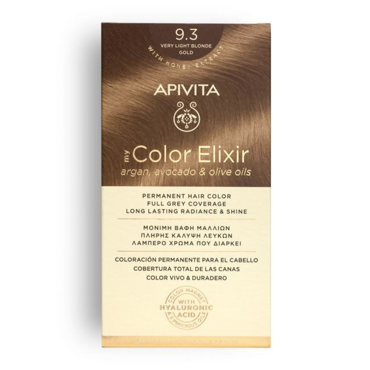 Apivita My Color Elixir Tinta Capelli 9.3 Biondo Dorato Chiarissimo