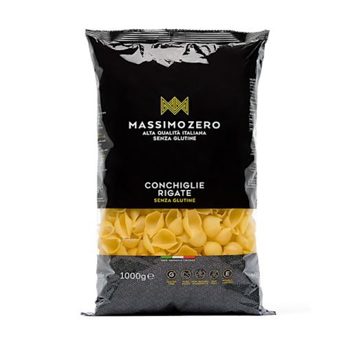 image - 975759580 - Conchiglie rigate senza glutine, ideali per raccogliere sughi semplici o elaborati, realizzate con farina di mais e riso, confezione da 1 kg. - 4866686_2.jpg