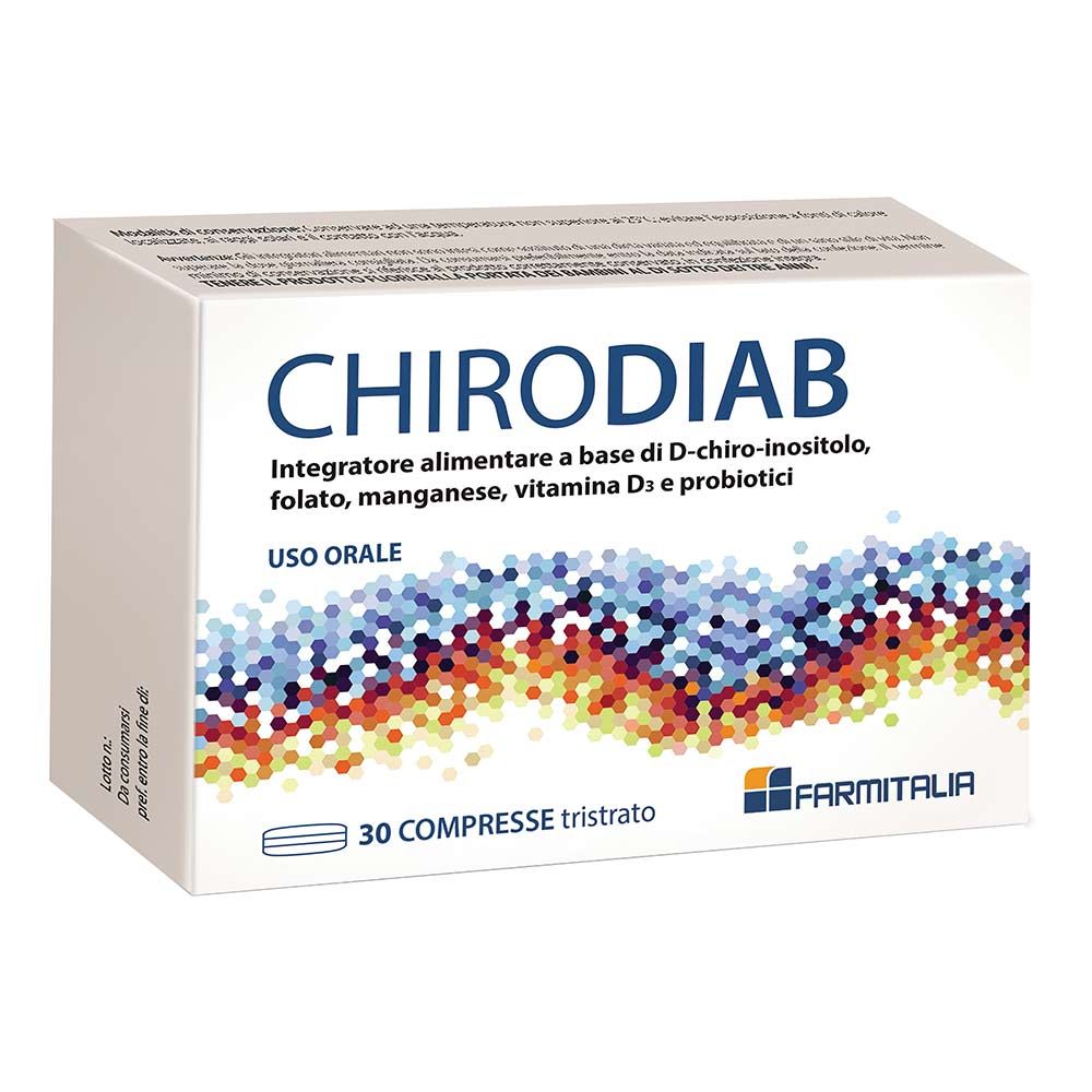 Chirodiab Integratore multivitamine 30 Compresse Tristrato