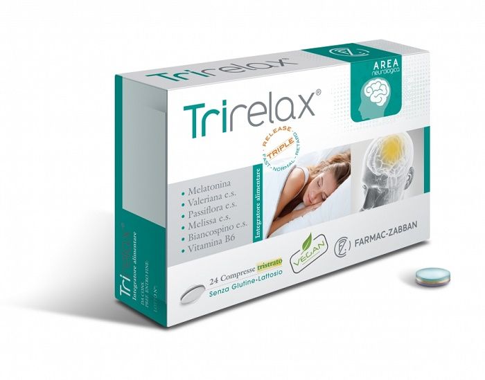 Trirelax Integratore Sonno 24 Compresse Tristrato