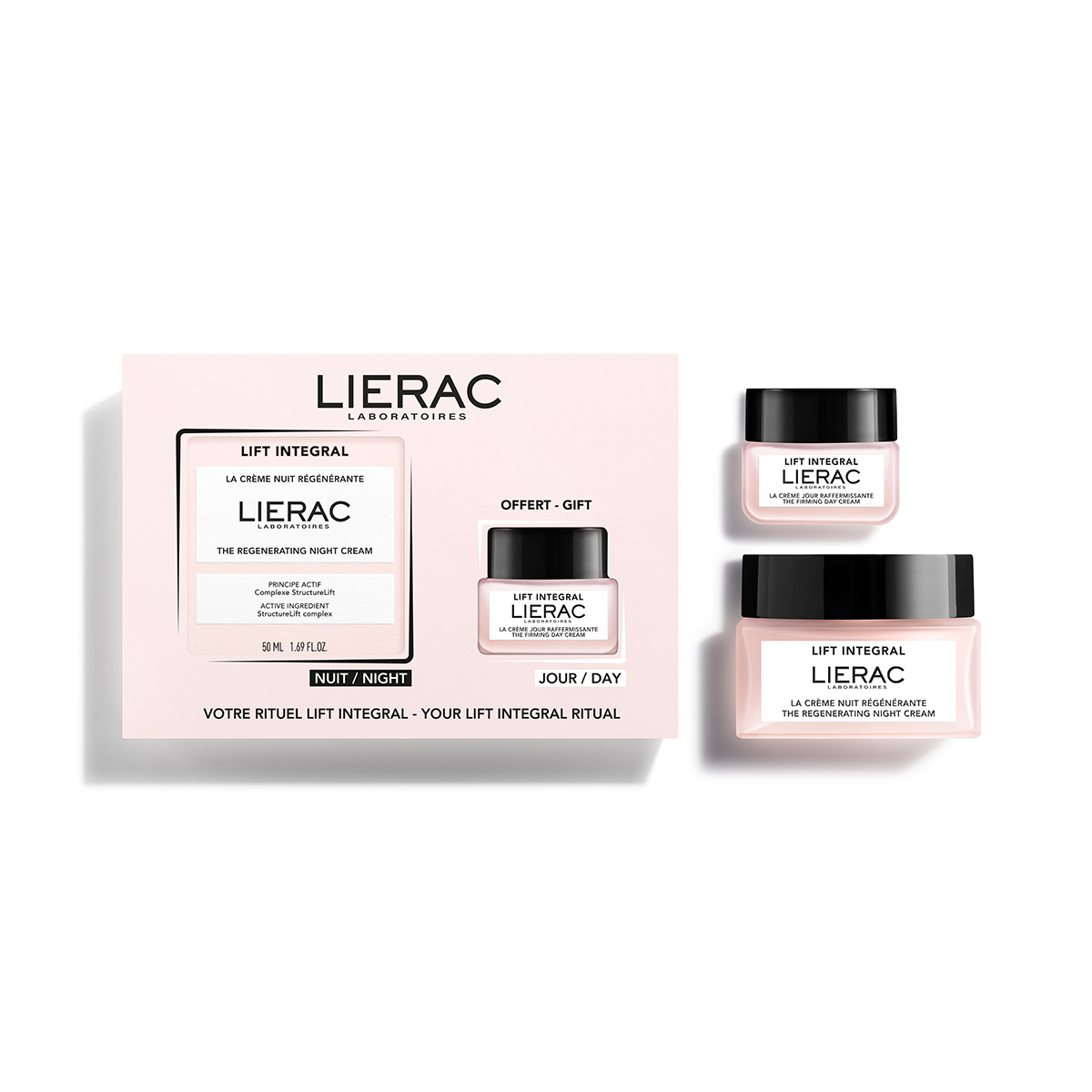 Lierac Cofanetto Lift Integral Notte Crema Notte 50ml + Crema Giorno 20ml