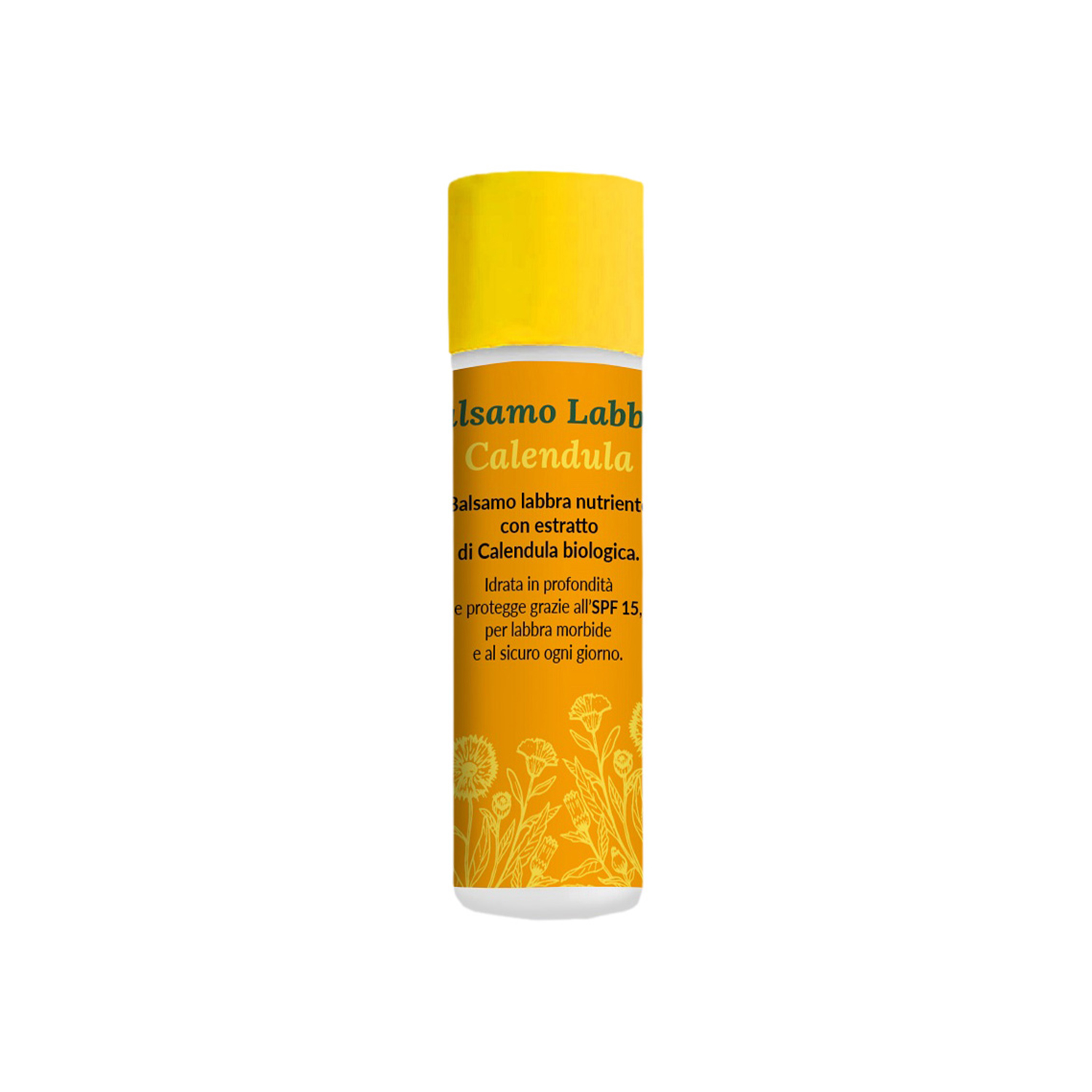 image - 950940433 - Balsamo labbra idratante e protettivo con calendula e SPF15, ideale per nutrire e difendere le labbra dagli agenti esterni e dal sole. - 4832627_2.jpg