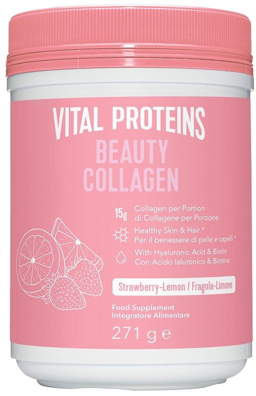 Vital Proteins Beauty Collagene Integratore Gusto fragola-limone 271g