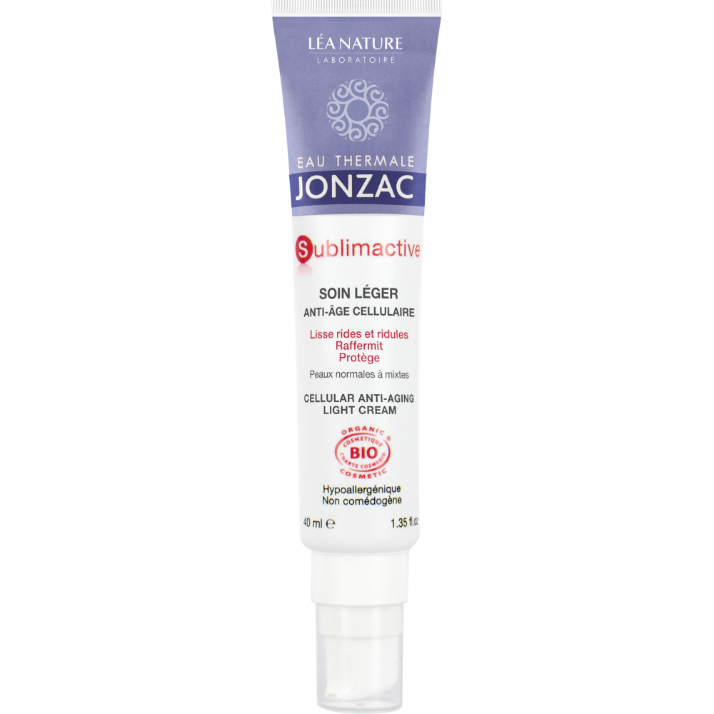 Jonzac Crema Leggera azione levigante Anti-age Sublimactive 40ml