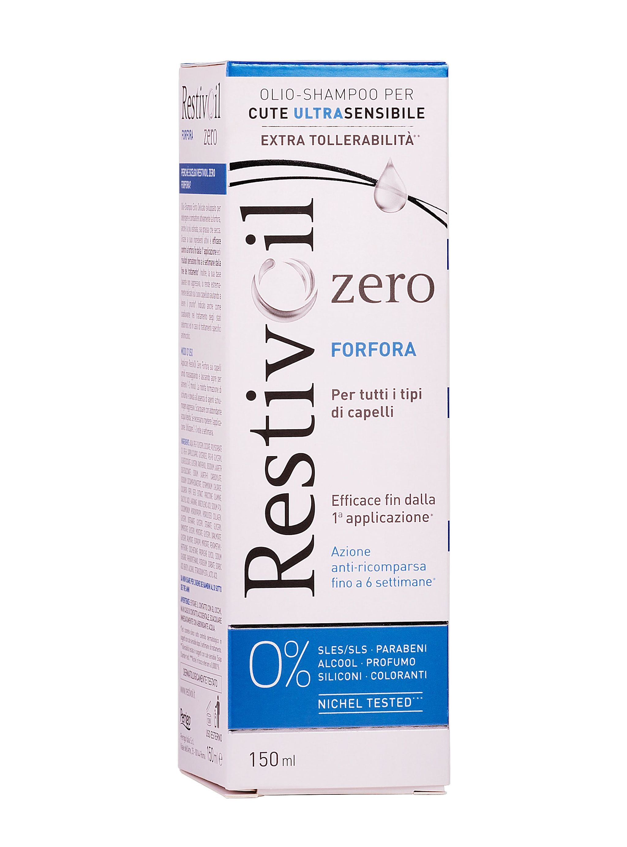 image - 926891971 - Restivoil Zero Shampoo Antiforfora 150ml - 7883619_3.jpg