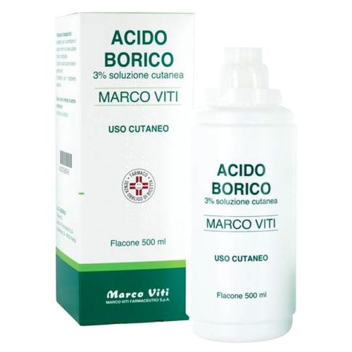 030358042 - Marco Viti Acido Borico 3% Soluzione cutanea Antisettico 500ml - 7848462_2.jpg