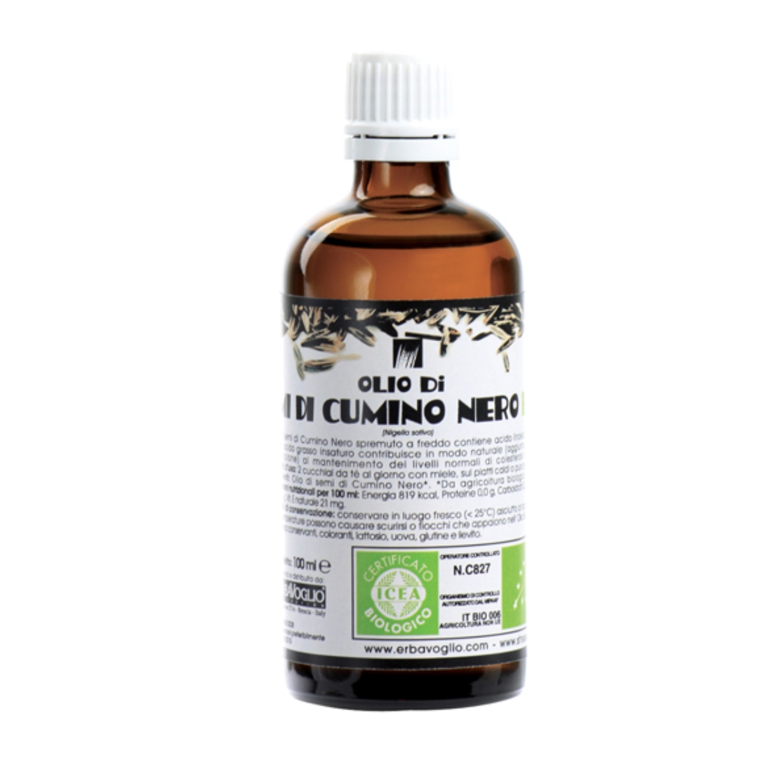 Erbavoglio Olio Di Semi Di Cumino Nero Biologico 100ml
