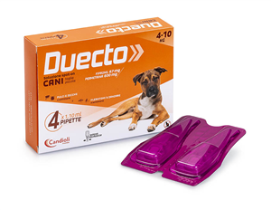 Duecto Soluzione Spot-on Cani Da 4 A 10kg 4 Pipette