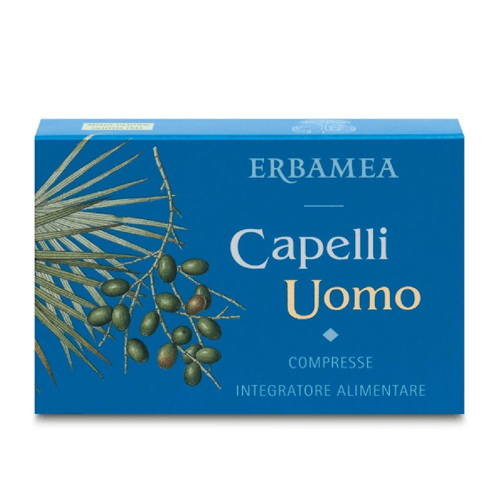 975596329 - Erbamea Capelli Uomo Integratore Benessere Capelli 24 compresse - 4732686_1.jpg