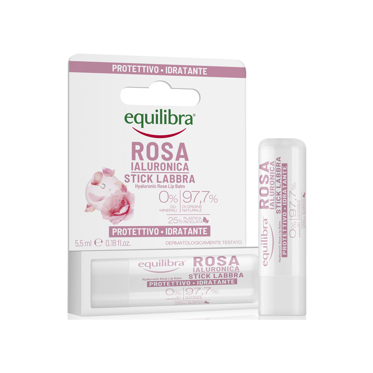 Equilibra Rosa Ialuronica Stick Labbra 5,5 Ml