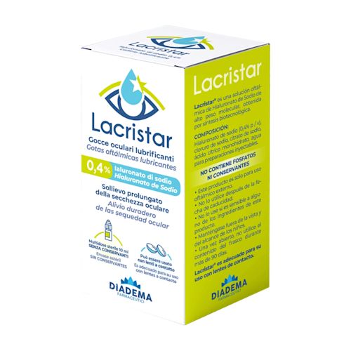 image - 983794898 - LACRISTAR GOCCE OCULARI LUBRIFICANTI 0,4% IALURONATO DI SODIO MULTIDOSE 10 ML - 4863187_2.jpg