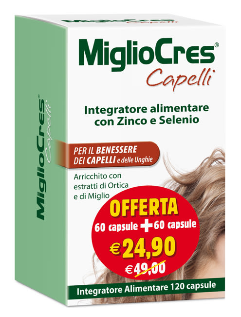 924221548 - MIGLIOCRES CAPELLI 60 CAPSULE + 60 CAPSULE PROMOZIONE - 7885183_1.jpg