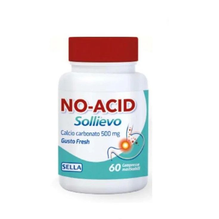 No Acid Sollievo Integratore Digestione 60 Compresse Masticabili