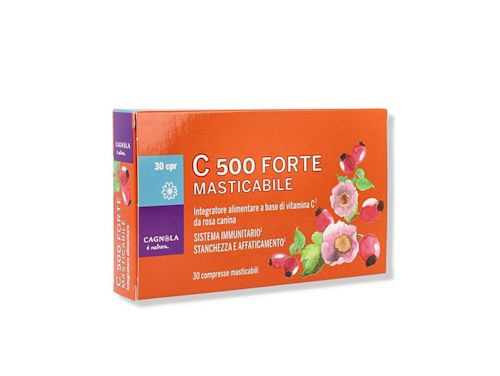 image - 981001946 - Dottor Cagnola C500 Forte Masticabile Integratore Vitamina C 30 compresse - 4737067_1.jpg