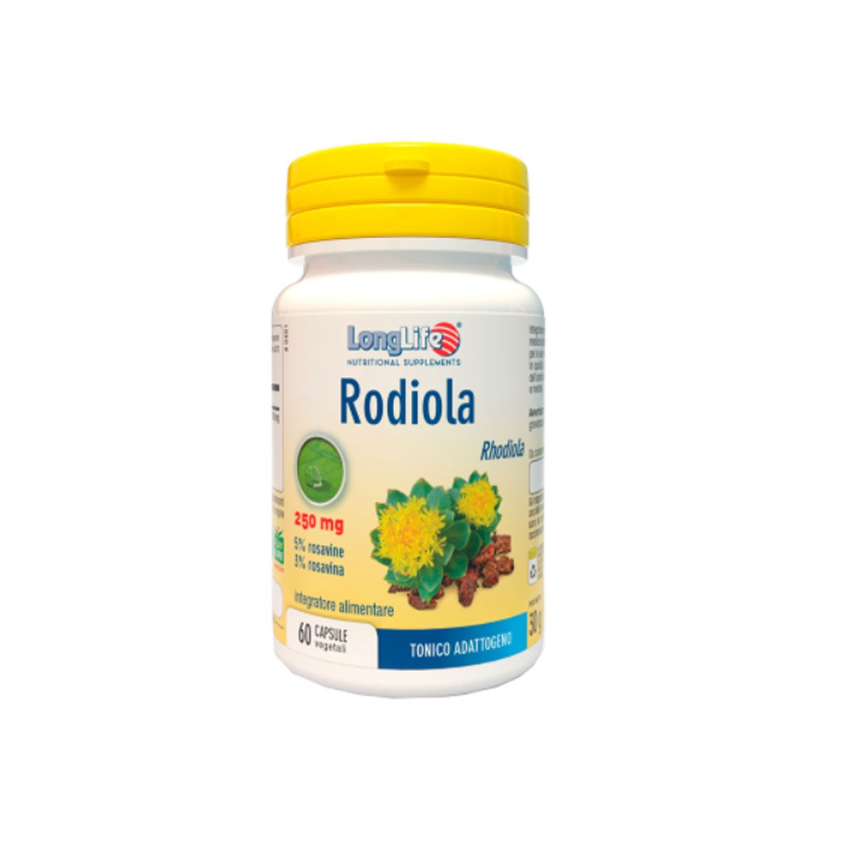 Longlife Rodiola Integratore Energizzante 60 Capsule