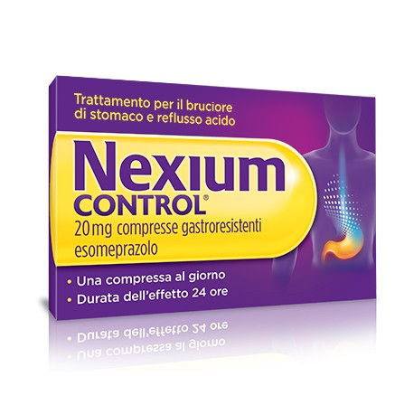 Nexium Control Anti acido Per Bruciore Di Stomaco E Reflusso Esomeprazolo 7 Compresse