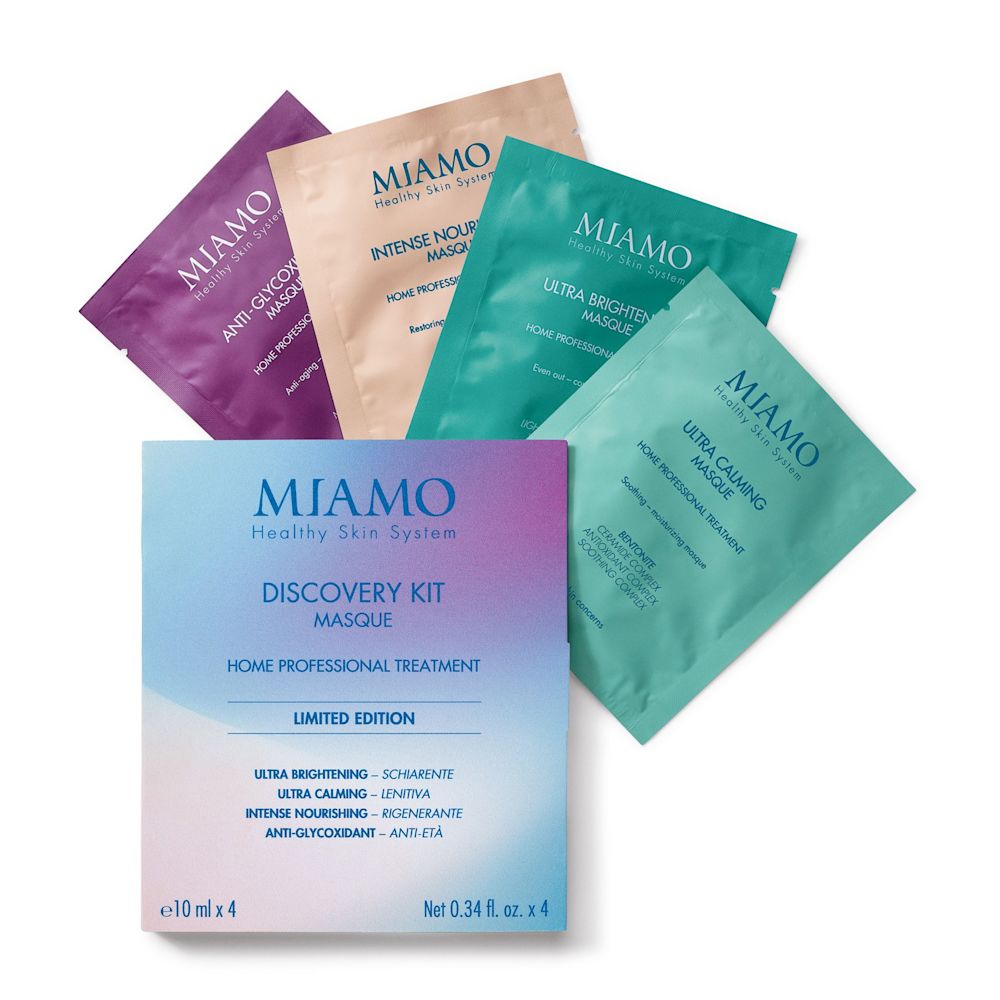 987314135 - MIAMO DISCOVERY BOX 1 LONGEVITY PLUS INTENSE NOURISHING MASQUE 10 ML + 1 ANTI GLYCOXIDANT MASQUE 10 ML + 1 ULTRA CALMING MASQUE 10 ML + 1 ULTRA BRIGHTENING MASQUE 10 ML - 4750577_1.jpg