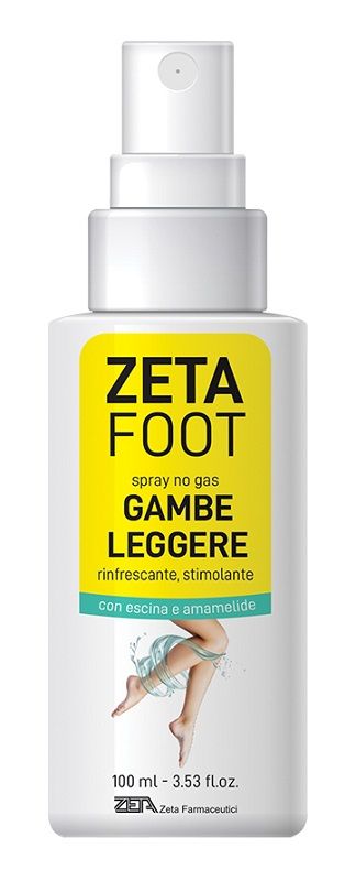 Zetafoot Spray No Gas Gambe Leggere 100ml