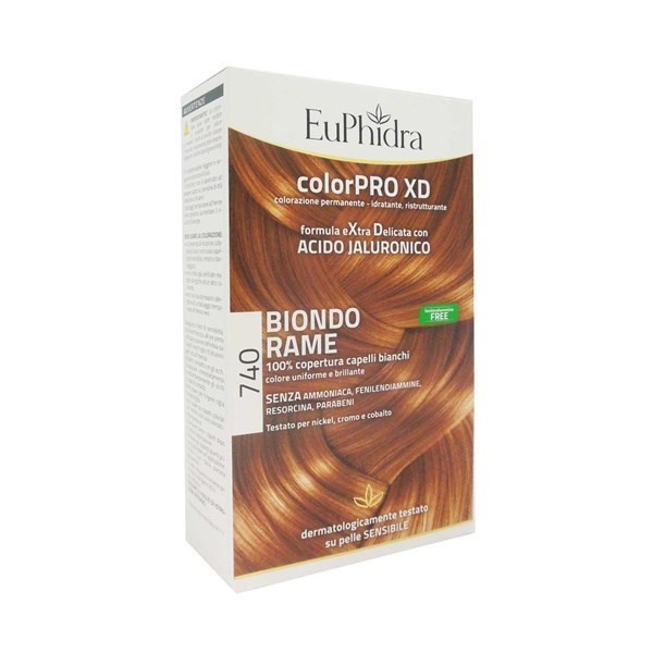 Euphidra Colorpro Xd 740 Tinta Capelli Biondo Rame