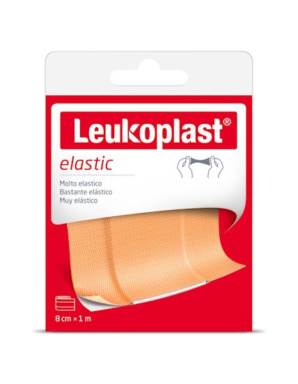 image - 970487221 - Leukoplast Elastic Cerotto elastico in striscia 8cm x 1m - 7882606_1.jpg