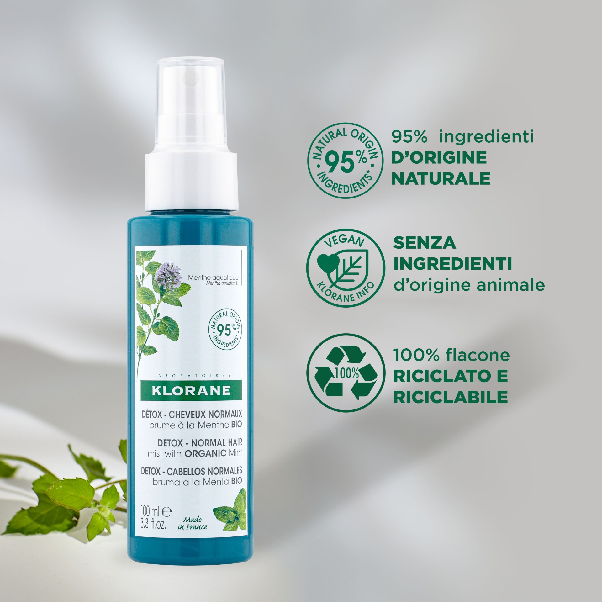 image - 983592344 - KLORANE SPRAY PURIFICANTE MENTA ACQUATICA BIO 100 ML - 4709585_3.jpg