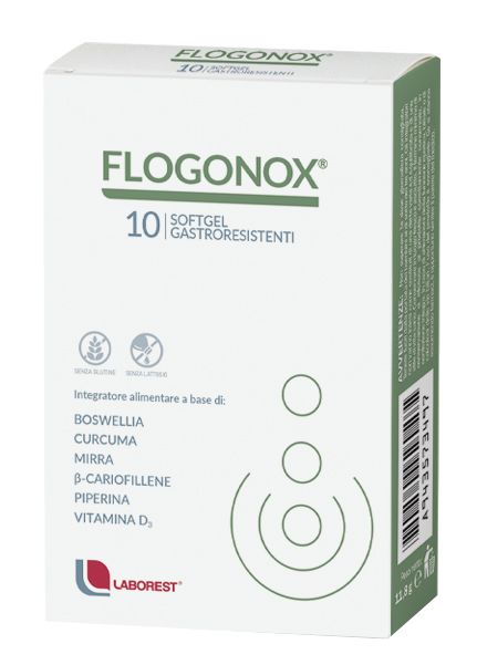 Flogonox Integratore Apparato Uro-genitale 10 Softgel Gastroresistenti