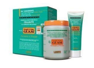 Guam Fanghi D'alga A Freddo Formato Convenienza 1kg + Crema Gel Anti cellulite 250ml