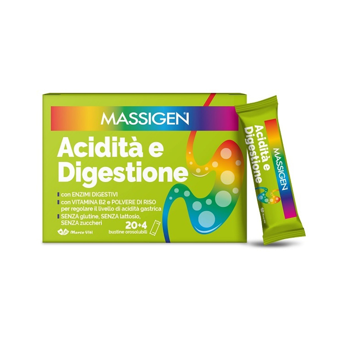 Massigen Acidità E Digestione 24 Stickpack