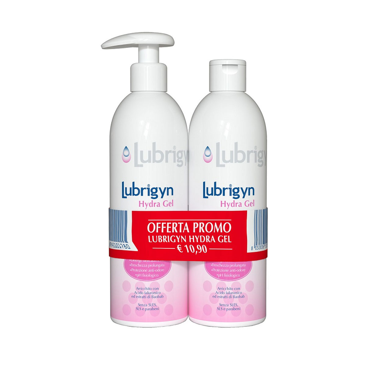 Lubrigyn Hydra Gel Detergente Intimo 2x400ml