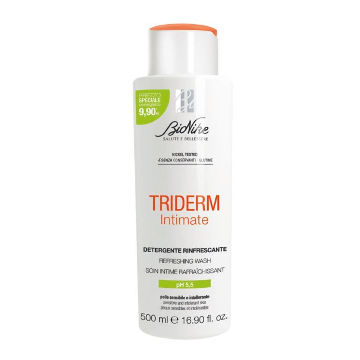 Bionike Triderm Intimate Detersione intima Rinfrescante 500ml