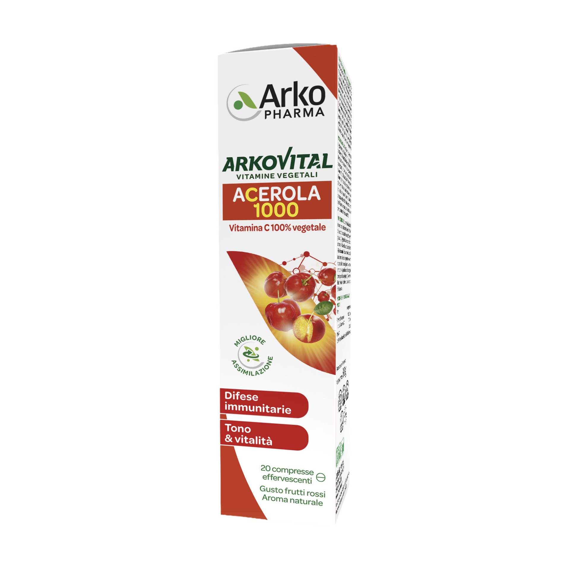 image - 981443120 - ARKOVITAL ACEROLA 1000 EFFERVESCENTE 20 COMPRESSE - 4709970_4.jpg