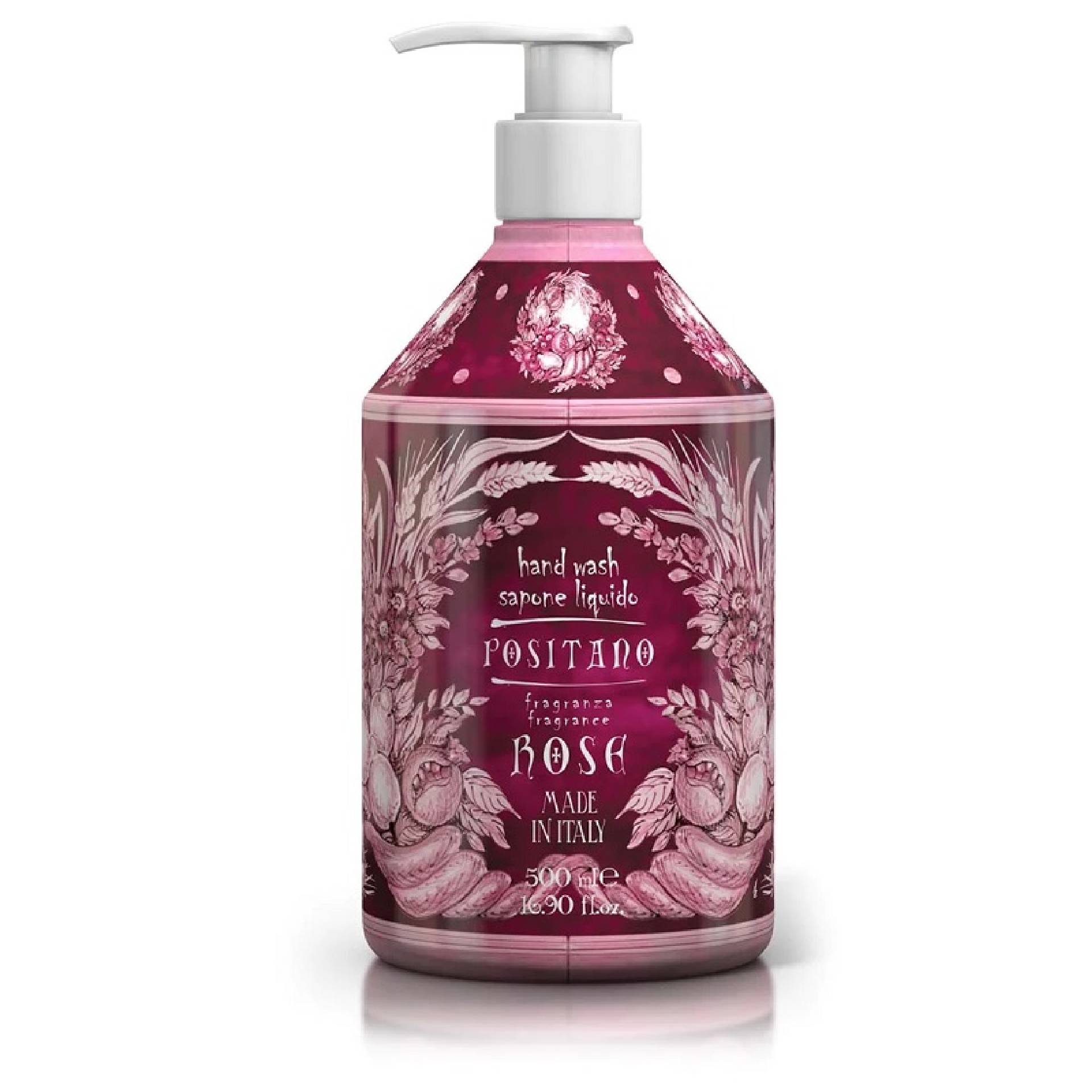 Maioliche Sapone Liquido Mani Positano Rose 500ml