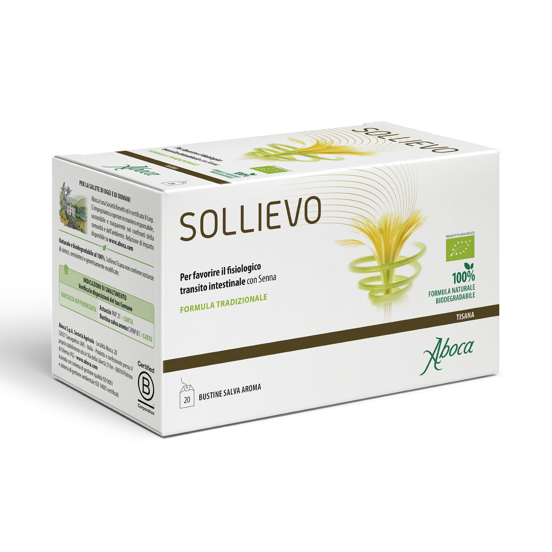 Aboca Sollievo Bio Tisana 20 Filtri