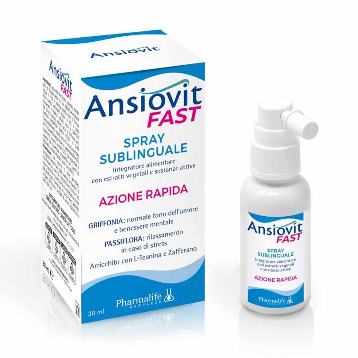 Ansiovit Fast Spray Sublinguale 30ml