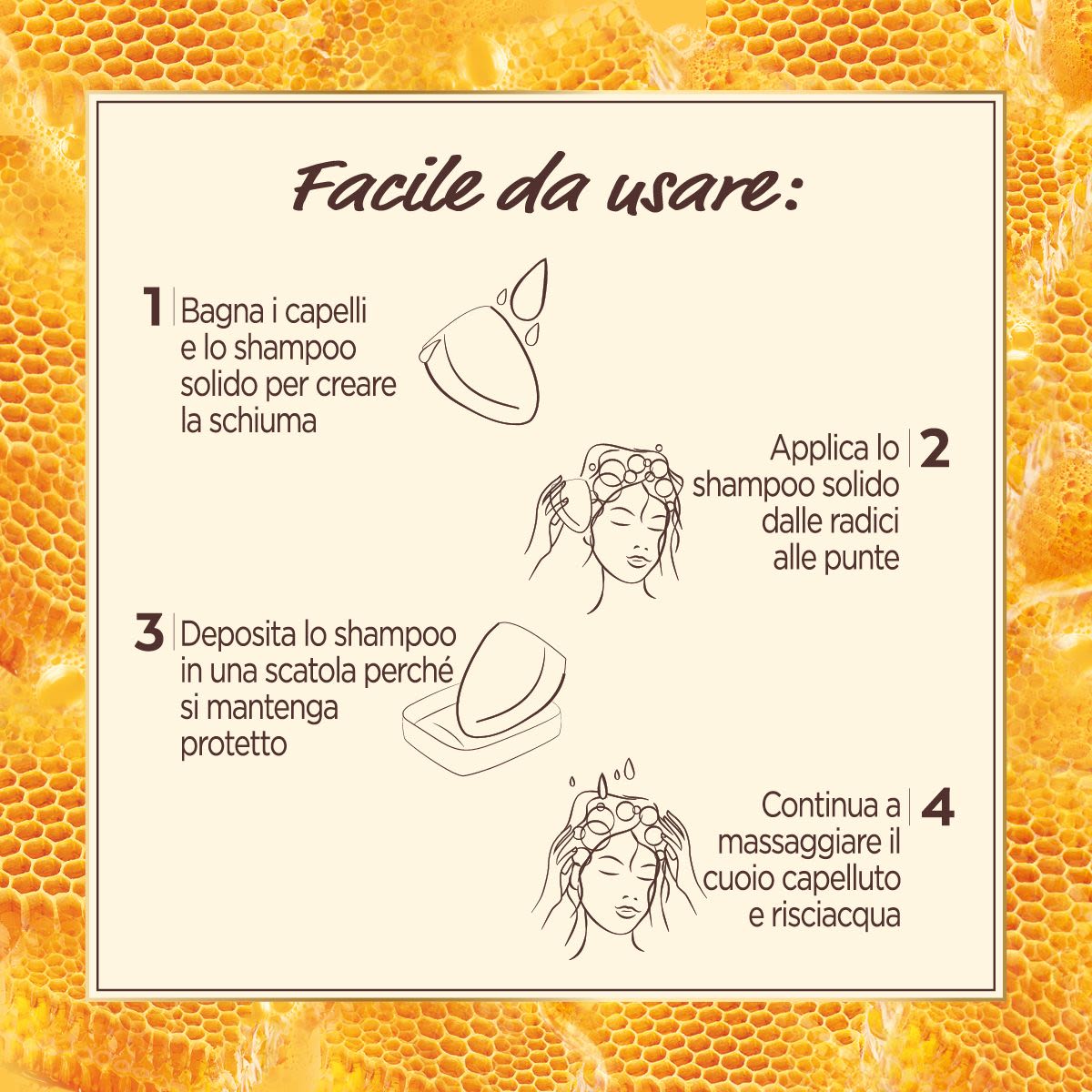 image - 981289349 - Garnier Ultra dolce Shampoo Solido Tesori di Miele capelli fragili 60gr - 4737365_3.jpg