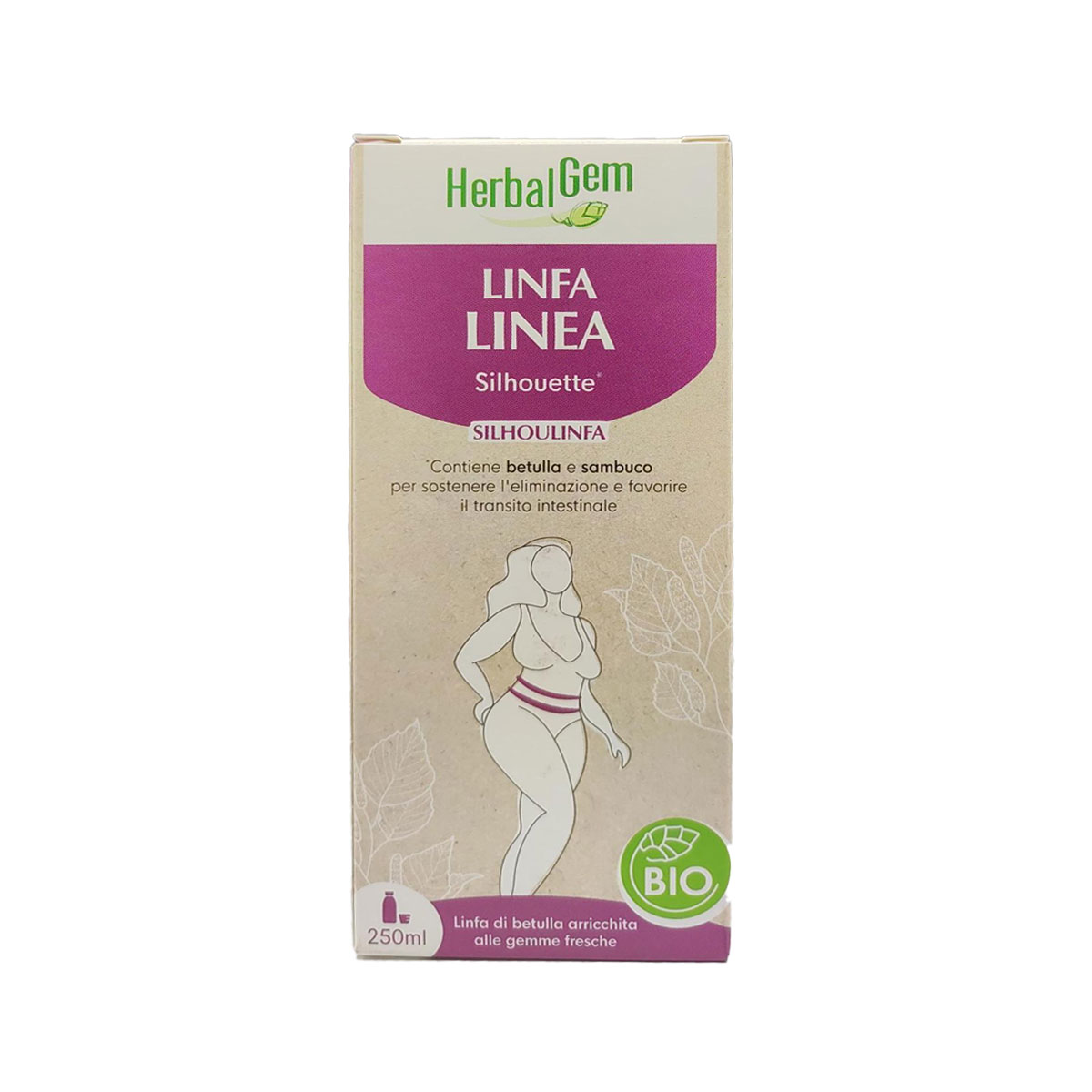 Herbalgem Linfa Linea Silhoulinfa Integratore Transito Intestinale 250ml