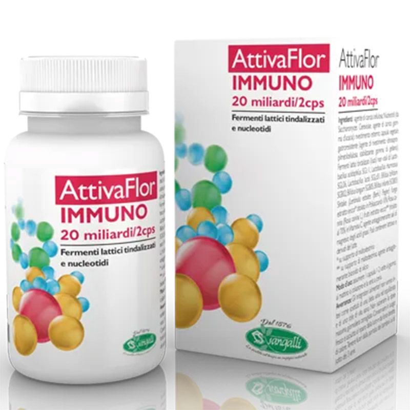 Attivaflor Immuno Integratore Fermenti Lattici 30 Capsule