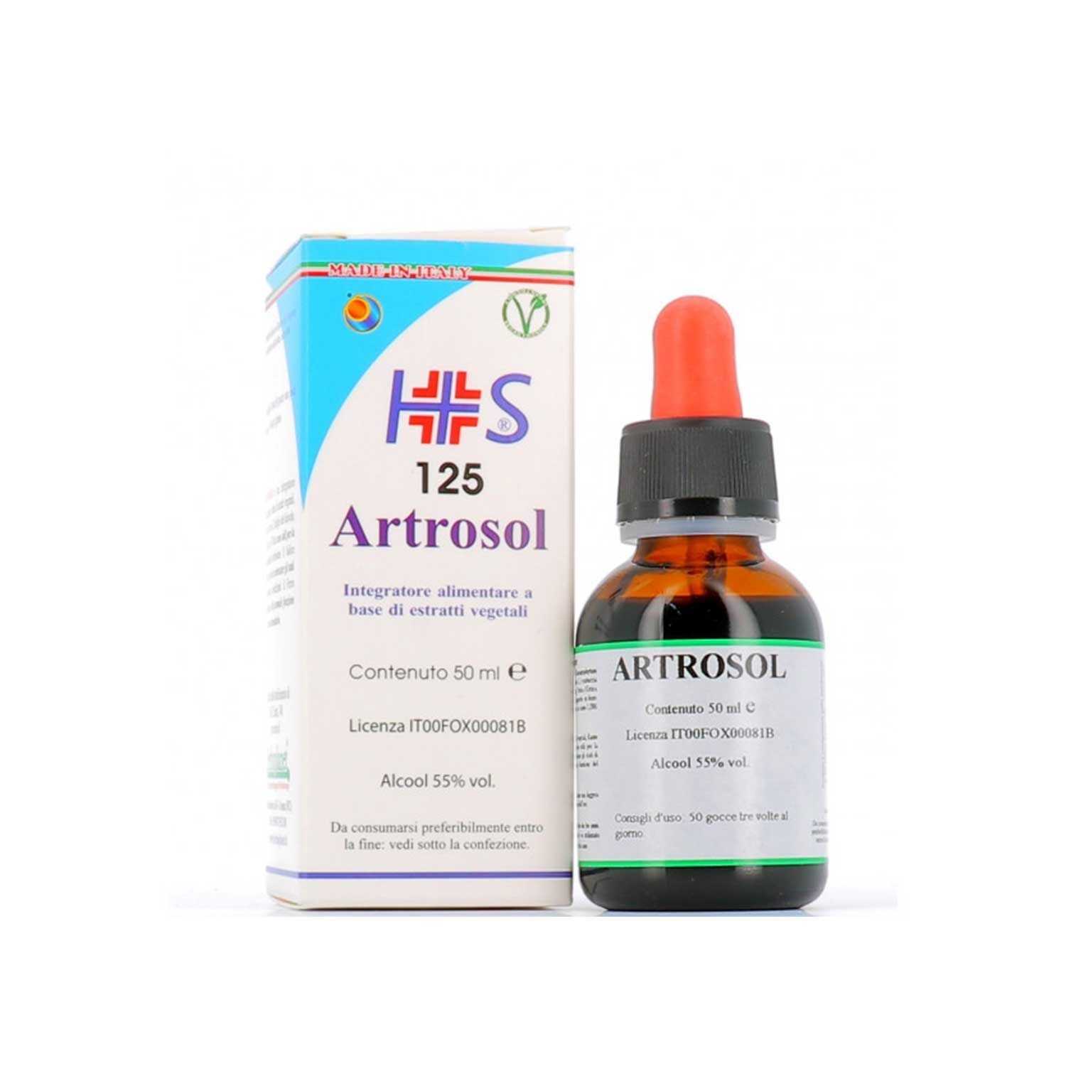 Artrosol Liquido Integratore Articolazioni 50ml