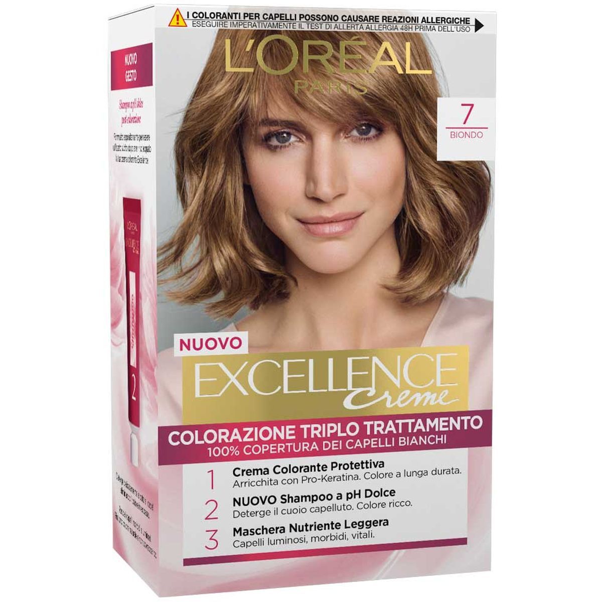 L'oreal Excellence Crème Colorazione Permanente 7 Biondo