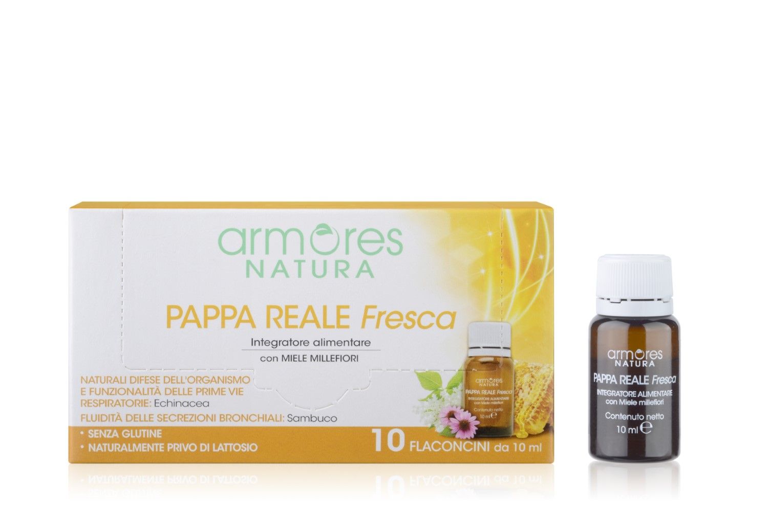 Armores Natura Pappa Reale Fresca Integratore 10 Flaconcini 10ml