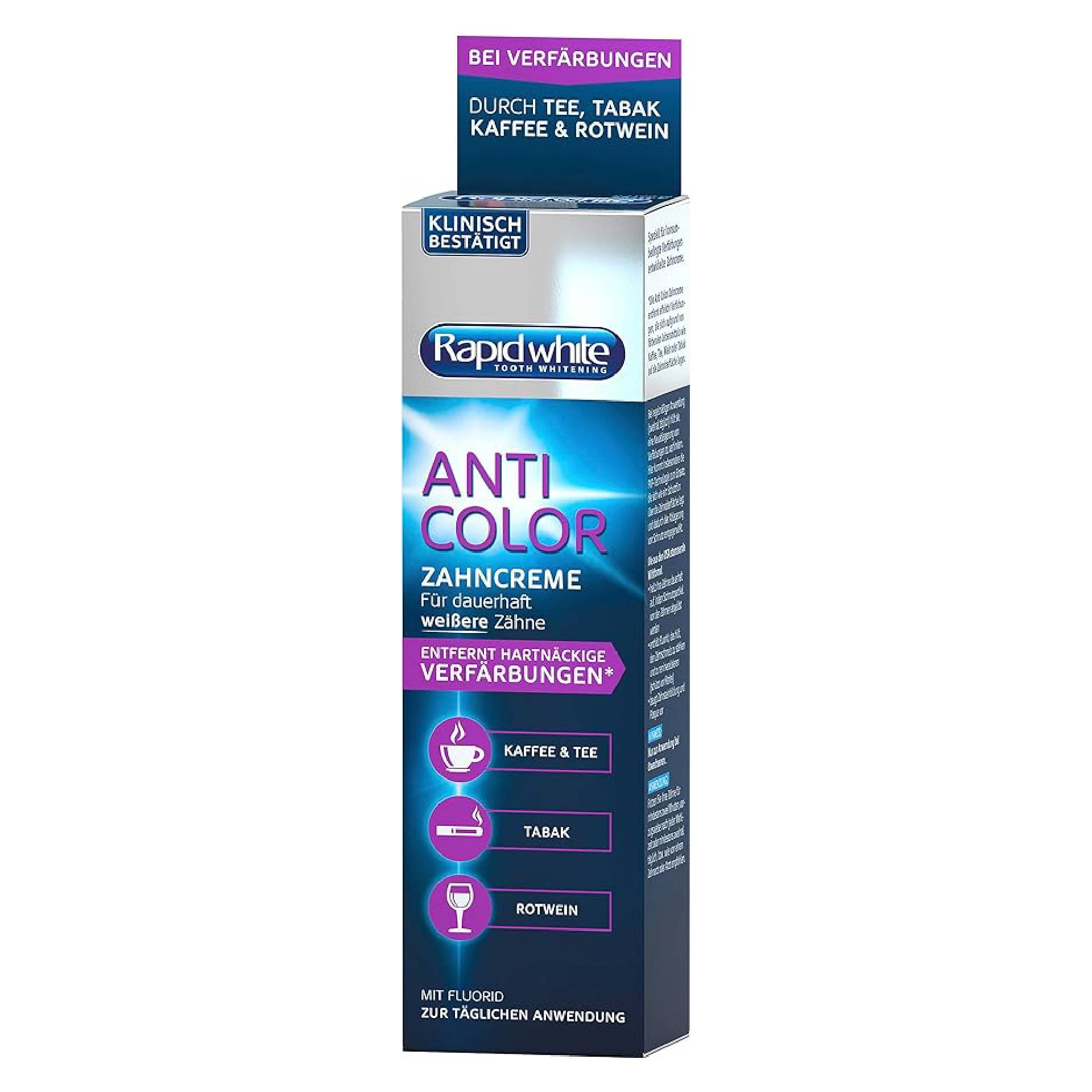 Rapid White Dentifricio Anti Color 75ml