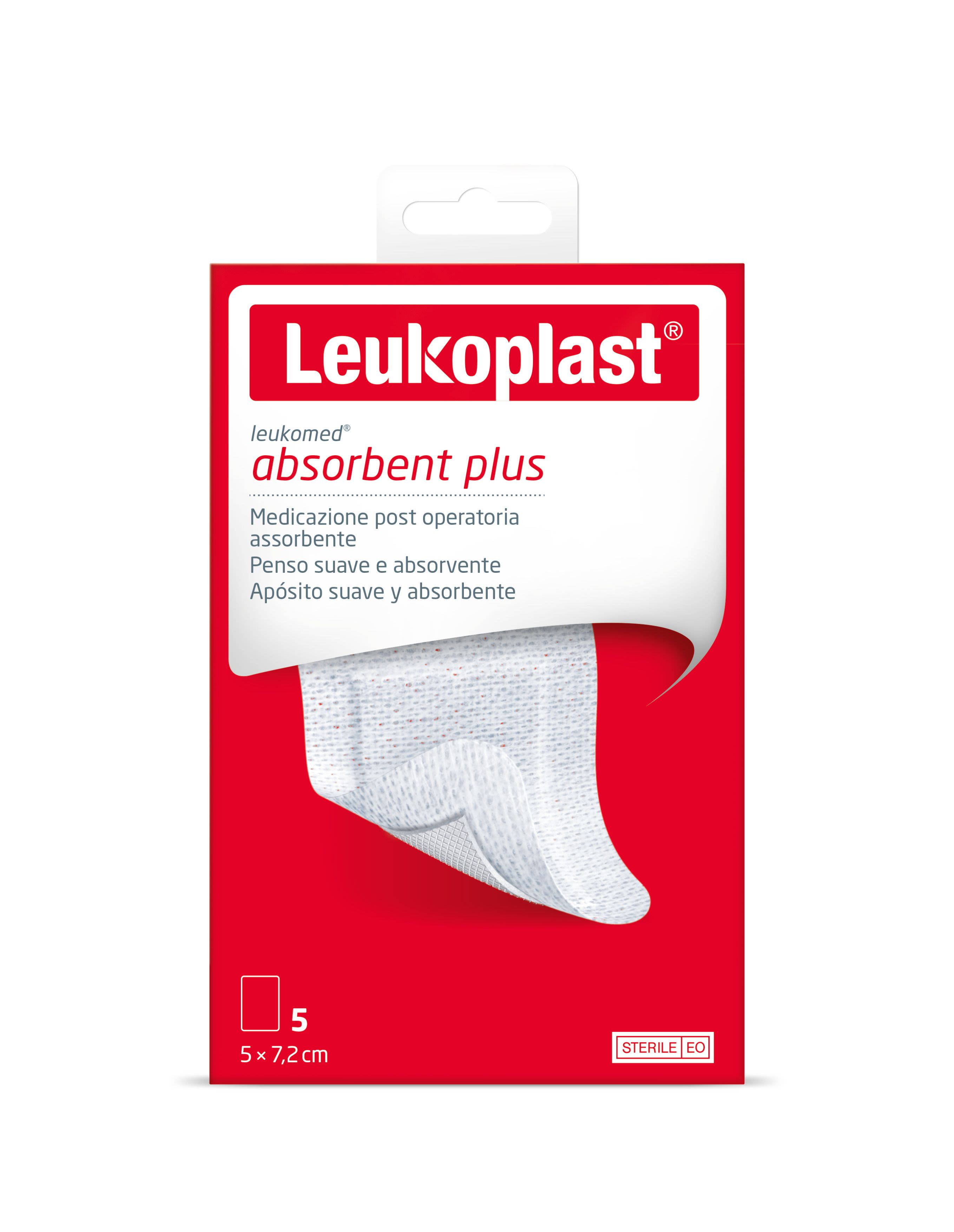 973293095 - Leukoplast Absorbent Plus 5x7,2cm 5 Pezzi - 7889106_2.jpg