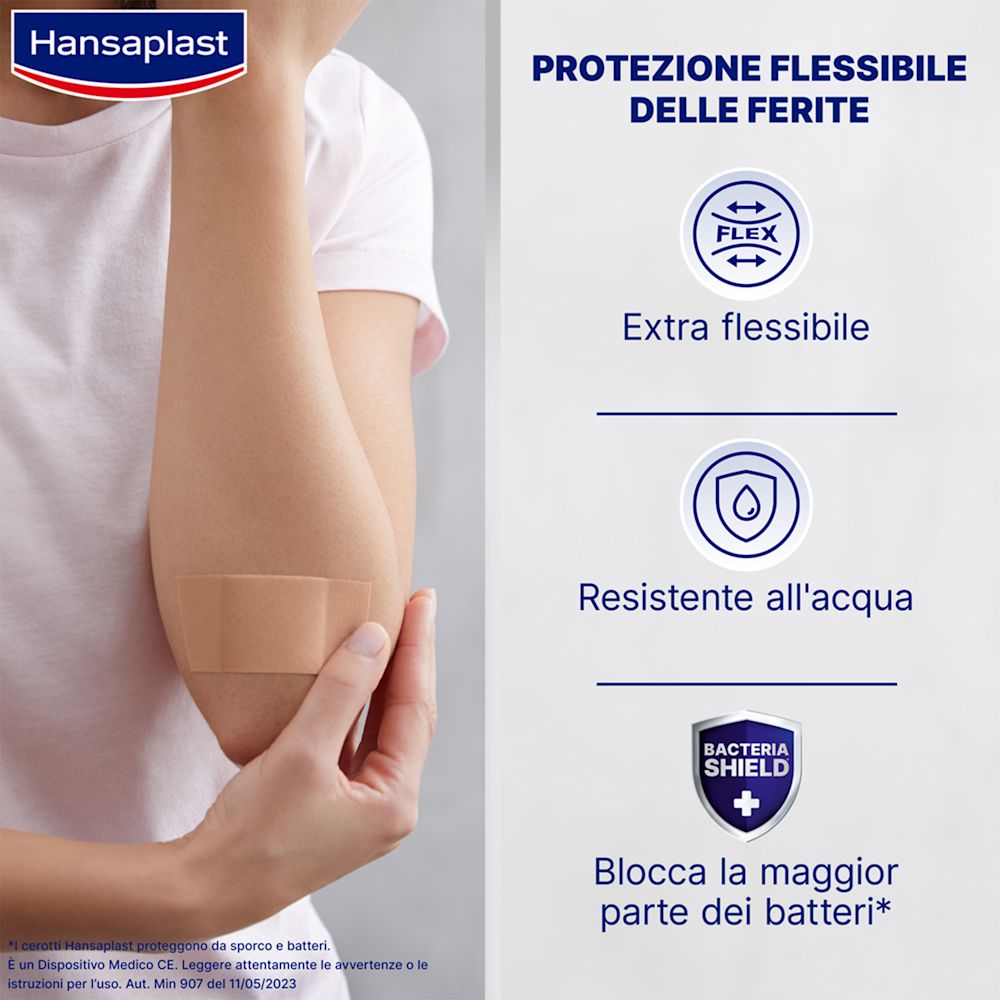 image - 903686867 - CEROTTO IN STRISCIA HANSAPLAST ELASTIC EXTRA FLESSIBILE 6 CM LUNGHEZZA 1 M 10 PEZZI - 4714164_2.jpg