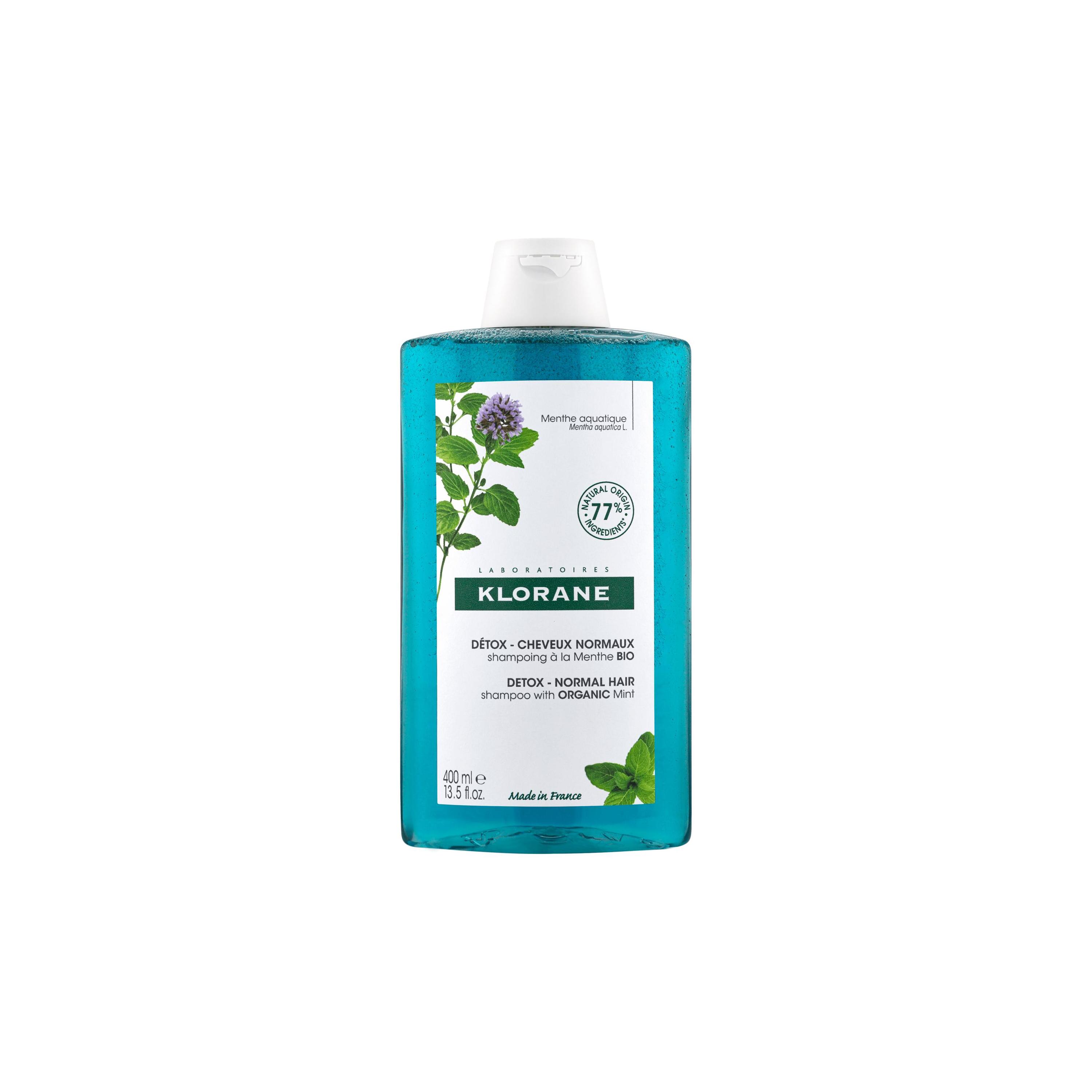 Klorane Shampoo Alla Menta Acquatica Bio Detox Anti-inquinamento 400ml