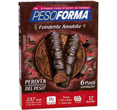 932729813 - Pesoforma Barrette Cioccolato fondente amabile 12 pezzi - 4722672_2.jpg